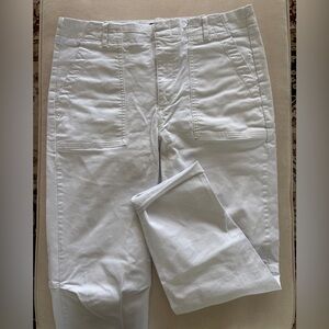 Banana Republic white straight leg dress pants (8)